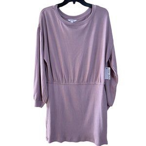Nine West dress size XL lavender crewneck women sweater dress. NWT
